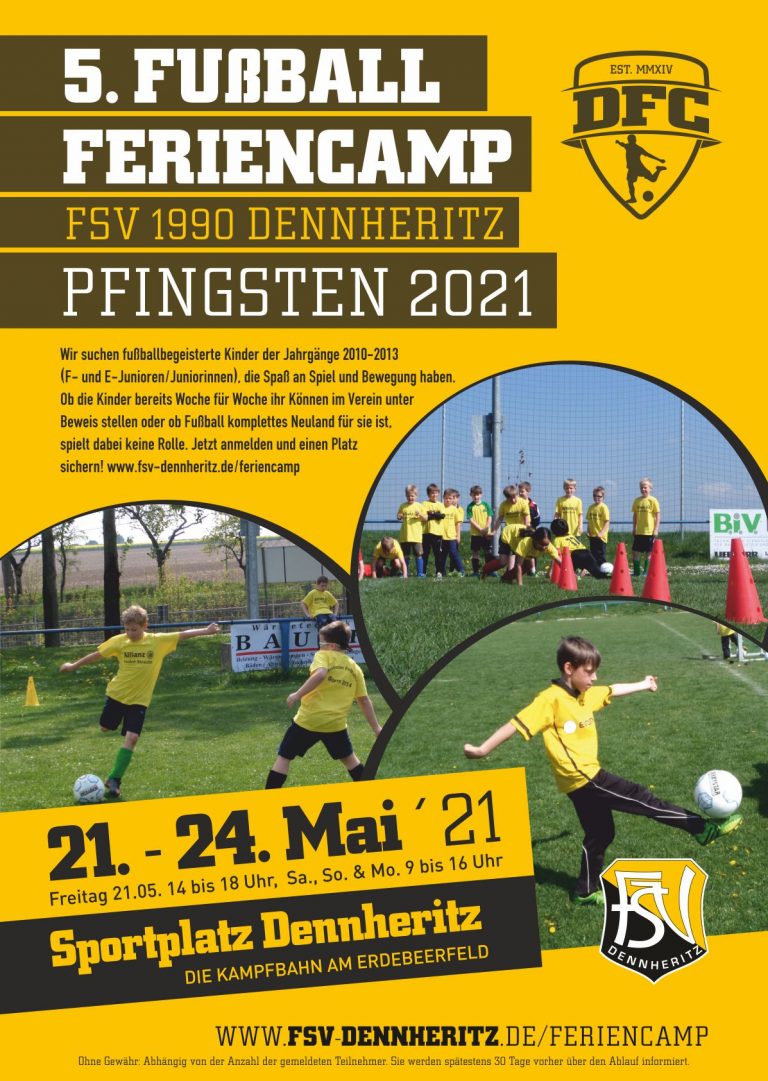 5. Dennheritzer Fußball Feriencamp - FSV 1990 Dennheritz E.V.